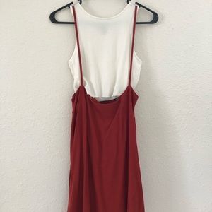 Burnt orange Pinafore